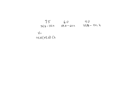 the-dimensions-of-a-rectangular-box-are-measured-to-be-75-cm-60-cm-and-40-cm-and-each-measurement-is-correct-to-within-02-cm-use-differentials-to-estimate-the-largest-possible-error-when-the-74206