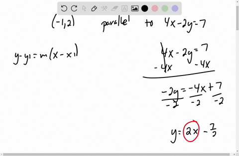 precalculus-finals-show-all-work-each-question-is-worth-125-points-1a-find-the-equation-of-the-iline-that-passes-through-1-2and-parallel-to-4x-2y-7-leave-your-answer-in-the-slope-intercept-f-77847