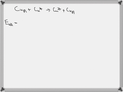 a-concentration-cell-is-constructed-with-copper-electrodes-and-cu2-in-each-compartment-in-one-compartment-the-cu2-10-103-m-and-in-the-other-compartment-the-cu2-20-m-calculate-the-potential-f-75543