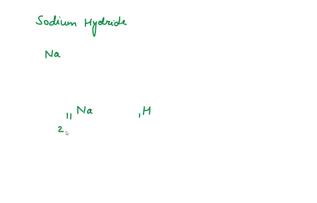 Sodium Hydride Chemical Structure Skeletal Formula, 55% OFF