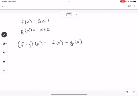 if-fx-3x-1-and-gx-x-2-find-f-gx-343-quiz-adding-and-subtracting-functions-question-10-of-10-if-fx-3x-1and-gx-x-2find-f-gx-a-2x-1-b-3-2x-c-4x-1-o-d-2x-3-0-02164