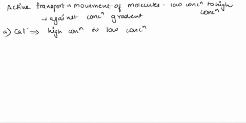 which-of-the-following-is-an-example-of-active-transport-in-a-cell-choose-1-answer-a-calcium-passing-through-channel-proteins-from-a-high-to-low-concentration-b-enzymes-spreading-evenly-thro-64621