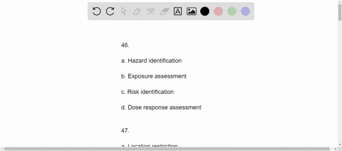a-which-of-the-following-is-not-a-risk-assessment-process-hazard-identification-b-exposure-assessment-risk-identification-d-dose-response-assessment-question-47-which-of-the-following-is-a-f-10676