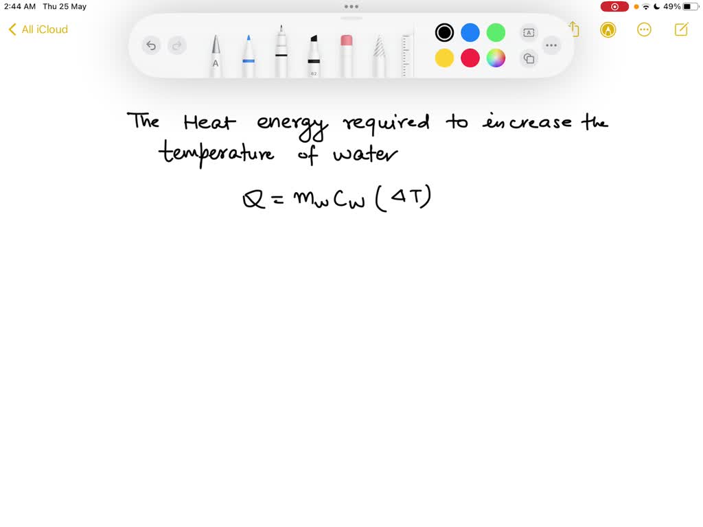 SOLVED How many joules of heat are required to raise the temperature of 750 kg of water from 15