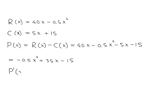 find-the-maximum-profit-and-the-number-of-units-that-must-be-produced-and-sold-in-order-to-yield-the-maximum-profit-assume-that-revenue-rx-and-cost-cx-of-producing-units-are-in-dollars_-rx-4-52496