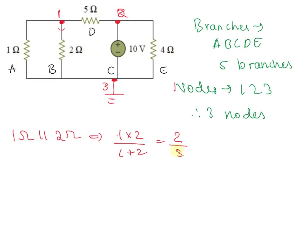 SOLVED: O4: How Many Branches And Nodes Does The Circuit In Figure ...