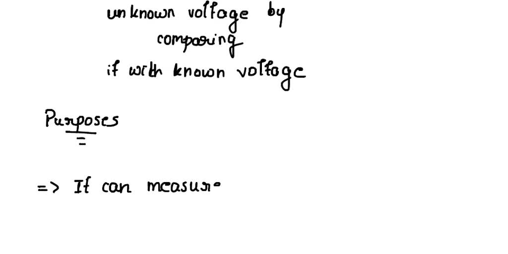 SOLVED A potentiometer may be used for [ ] a) Measurement of