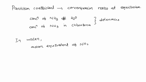 the-partition-coefficient-of-ammonia-between-water-and-chloroform-is-wanted-to-be-determined-the-necessary-quantities-of-ingredients-are-taken-into-the-separation-funnel-and-the-extraction-p-11182