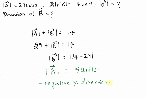 section-31-vectors-and-their-properties-1-vector-a-has-a-magnitude-of-29-units-and-points-in-the-positive-y-direction-when-vector-b-is-added-to-a-the-resultant-vector-a-b-points-in-the-negat-76173