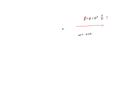 a-proton-is-released-from-rest-in-a-uniform-electric-field-that-has-a-magnitude-of-80-x-104-vm-and-is-directed-along-the-positive-x-axis-the-proton-undergoes-a-displacement-of-002m-in-the-di-05577