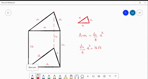 the-area-of-the-base-of-a-right-equilateral-triangular-prism-is-16-sqrt3-mathrmcm2-if-the-height-of-81588