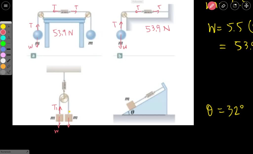 solved-the-systems-shown-below-are-in-equilibrium-with-m-5-50-kg-and-0