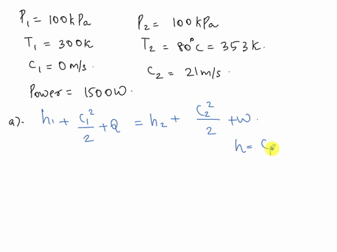 air-at-300-k-and-100-kpa-steadily-flows-into-a-hair-dryer-having-electrical-work-input-of-1500-w-because-of-the-size-of-the-air-intake-the-inlet-velocity-of-the-air-is-negligible-the-air-tem-13854