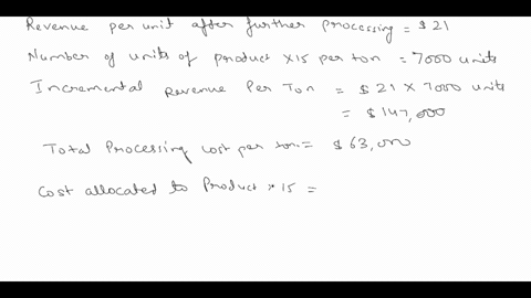 wexpro-inc-produces-several-products-from-processing-1-ton-of-clypton-a-rare-mineral-material-and-processing-costs-total-63000-per-ton-one-fourth-of-which-is-allocated-to-product-x15-six-tho-99312