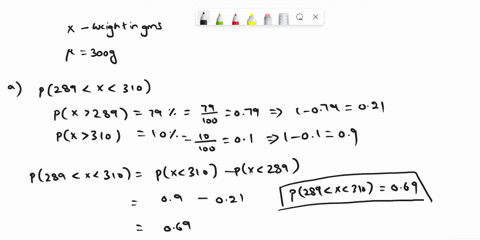 ila-the-weights-in-grams-of-oranges-grown-in-an-orchard-are-normally-distributed-with-a-mean-of-300-g-it-is-known-that-79-of-the-oranges-weigh-more-than-289-g-and-10-of-the-oranges-weigh-mor-08902
