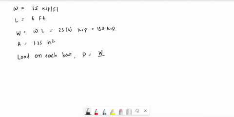 the-distributed-loading-is-applied-to-the-rigid-beam-which-is-supported-by-the-three-bars-each-bar-h-95596
