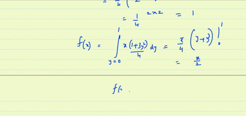 given-the-following-joint-probability-density-function-fx-y-x13y2-4-0-x-2-0-y-1-0-elsewhere-i-prove-the-function-is-a-valid-joint-distribution-given-the-intervals-02-p-ii-are-x-and-y-independent-motiv