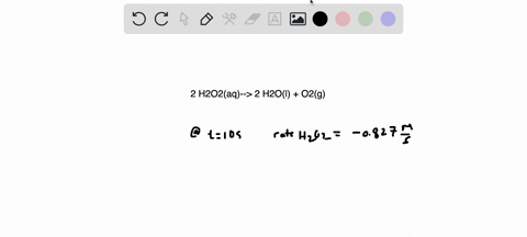 consider-the-following-graph-and-reaction-the-graph-above-shows-the-concentration-of-h2o2-as-a-function-of-time-according-the-following-equation-2-h2o2aq-2-h2ol-o2g-using-the-graph-above-a-s-61168
