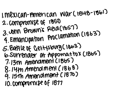 identify-the-10-most-important-events-of-the-antebellum-civil-war-and-reconstruction-time-period-1848-1877-18356