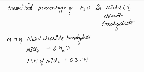these-three-problems-please-help-postlabouestions-1calculate-the-theoretical-percentage-of-water-in-nickel-i1chloride-hexahydratex-yor-wy-2calculate-the-thcoretical-percentage-of-water-in-ca-90488