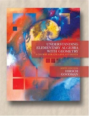 Understanding Elementary Algebra with Geometry