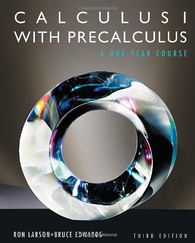 Calculus I with Precalculus, A One-Year Course Book Image