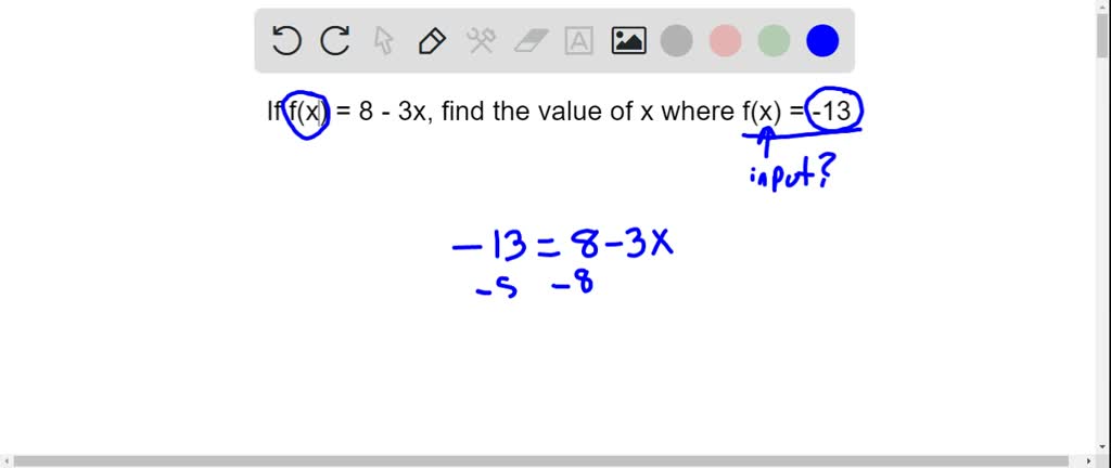 Function notation - example 3 | Numerade