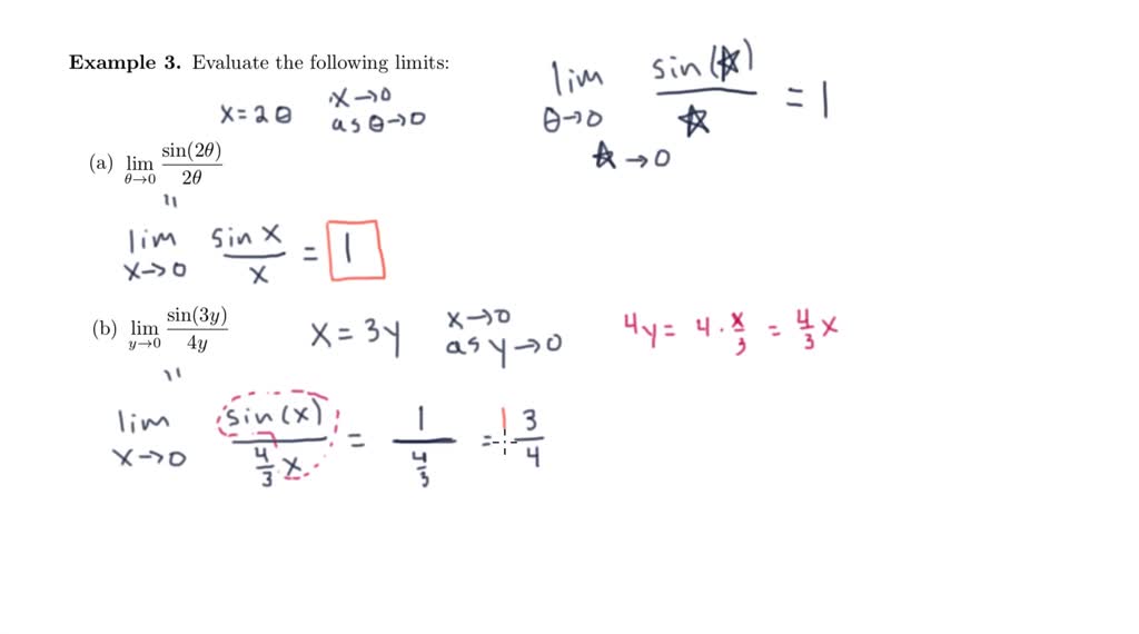 Trigonometric limits - overview | Numerade