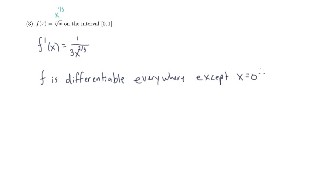 Mean value theorem - example 1 | Numerade