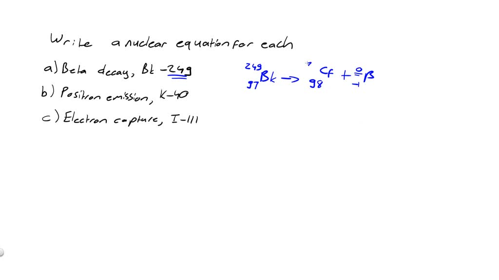 Types of radioactivity - overview | Numerade