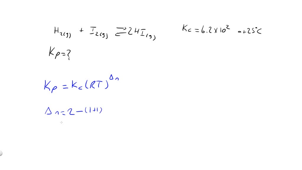 Expressing equilibrium constant in terms of pressure - overview | Numerade