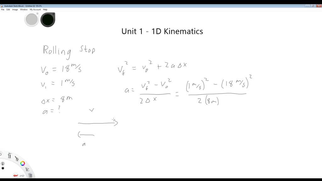 Basic kinematics - example 2 | Numerade
