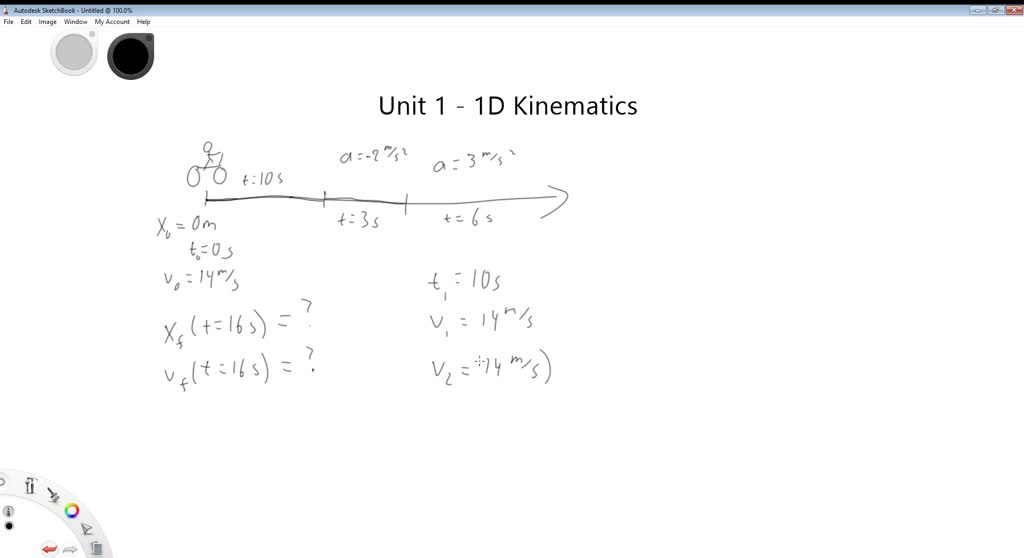 Basic kinematics - example 2 | Numerade