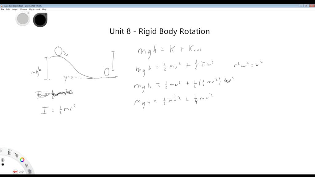 Rotational energy example 2 Numerade