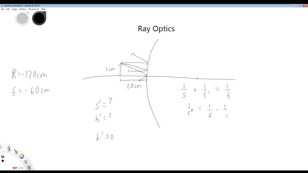 Spherical mirrors example 2 Numerade