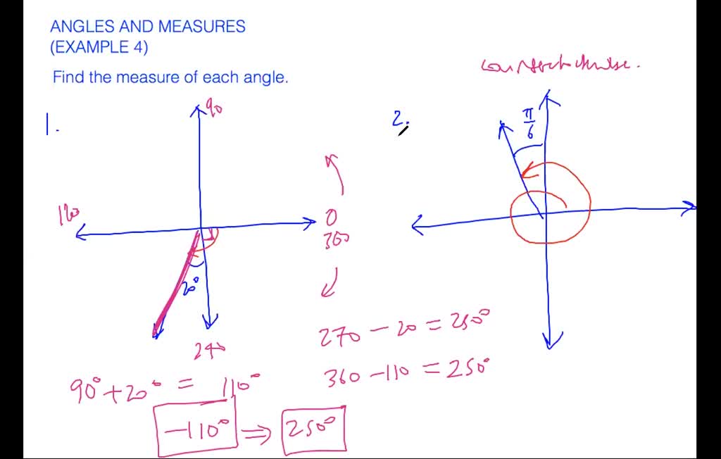 Angles and measure - example 1 | Numerade