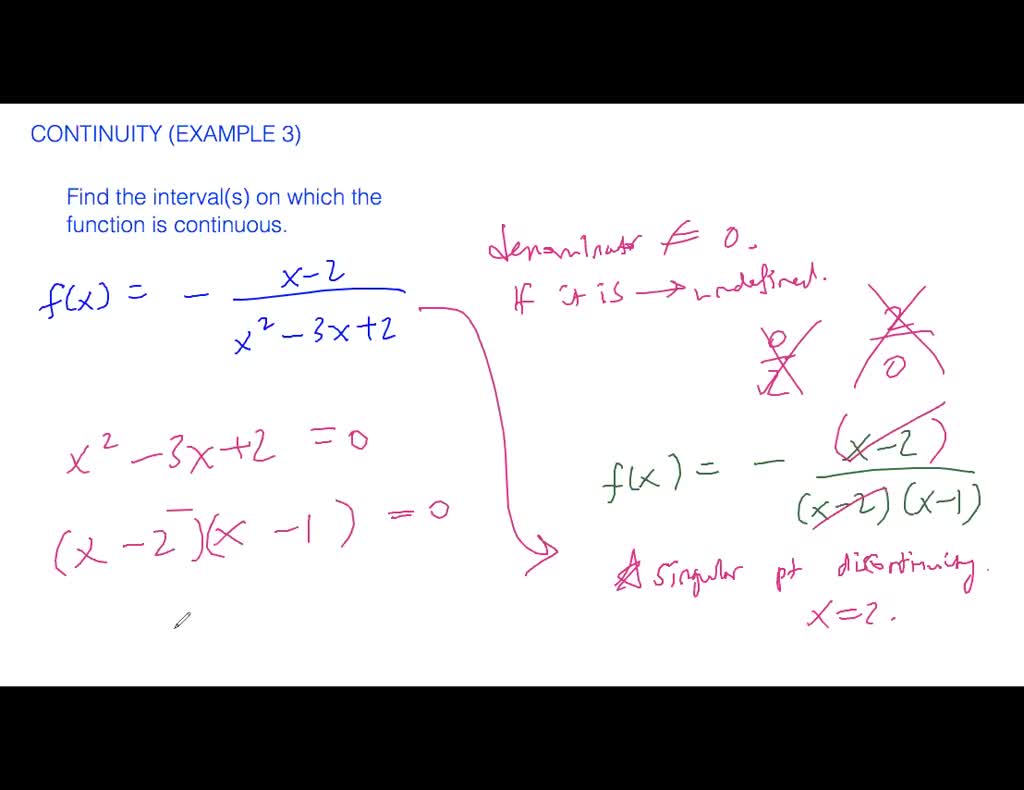 Continuity - example 1 | Numerade