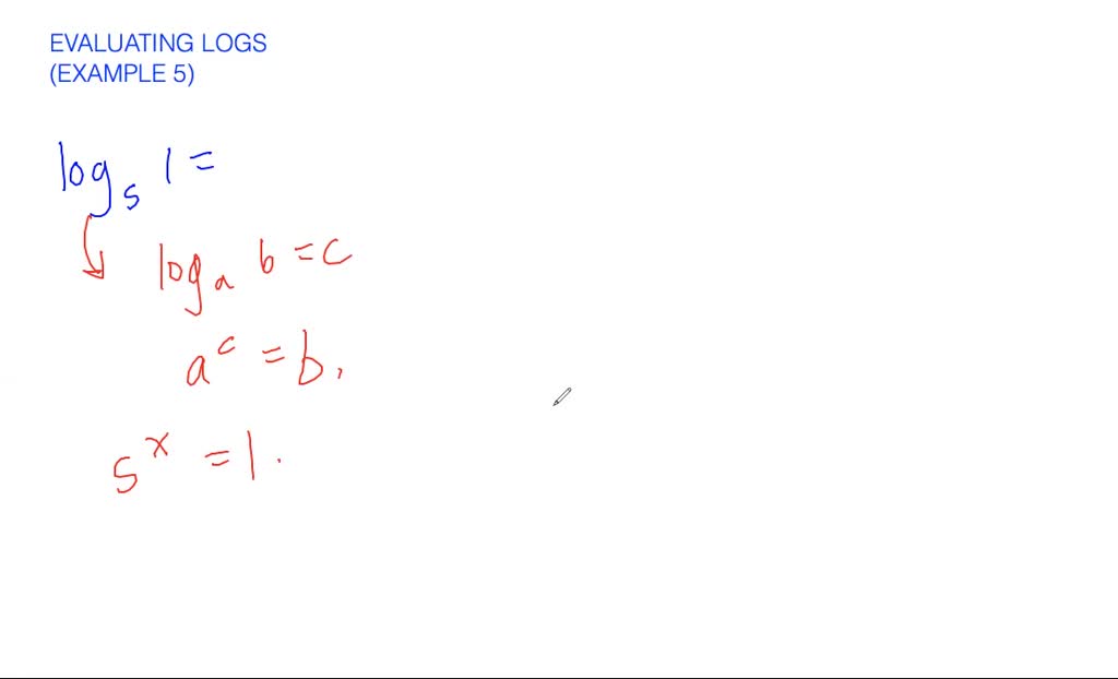 Evaluating logs - example 1 | Numerade