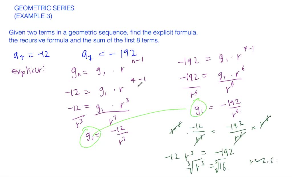 Geometric series - example 3 | Numerade