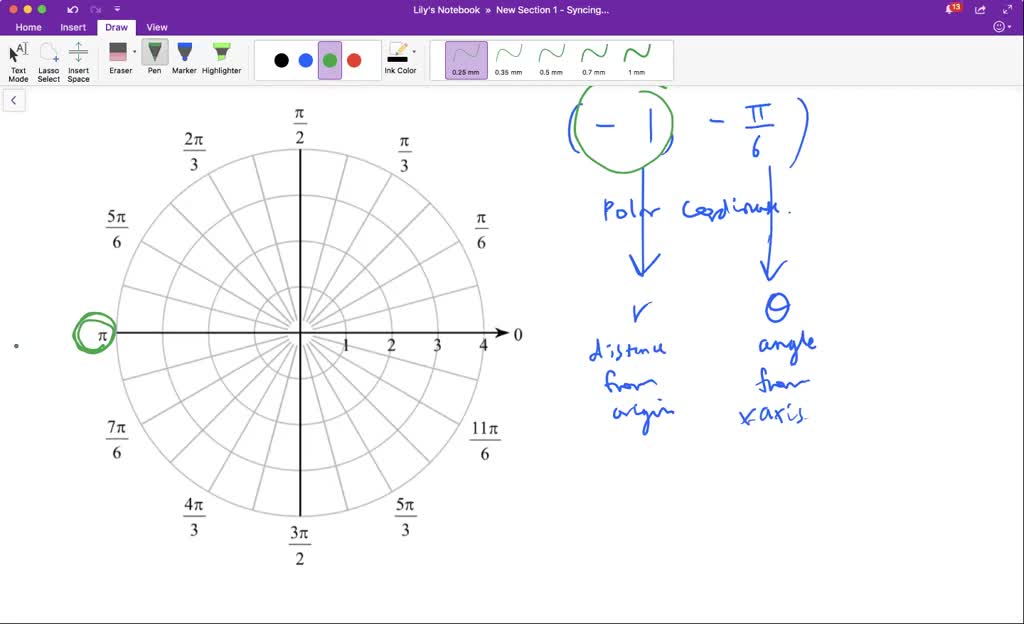 Polar coordinate basics - example 1 | Numerade