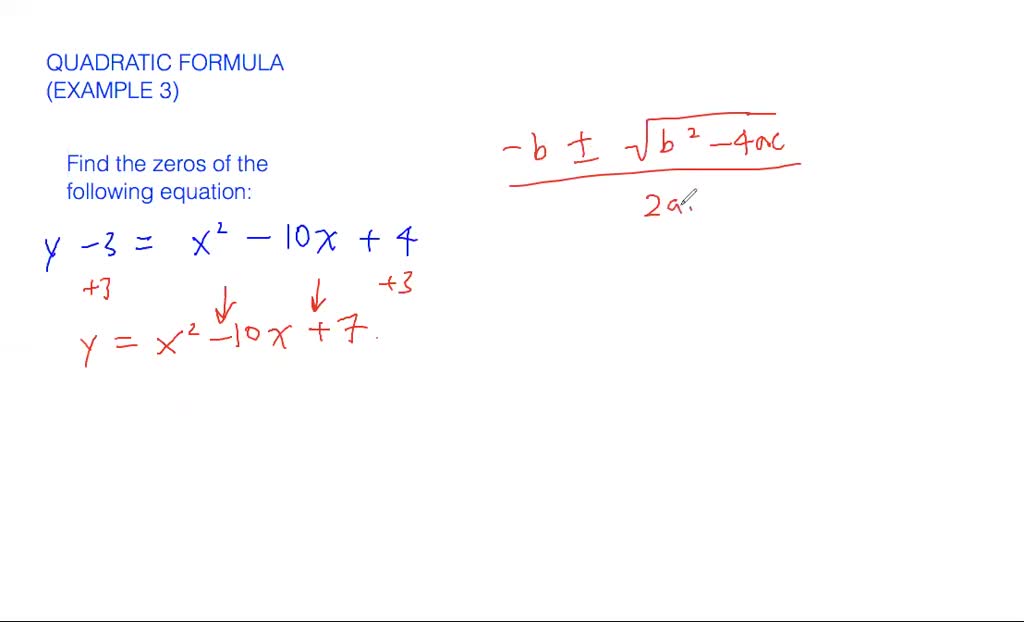 Quadratic formula - overview | Numerade