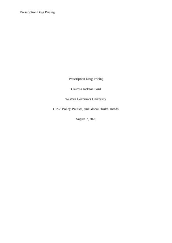 Note Cover for C159: Policy, Politics, and Global Health Trends