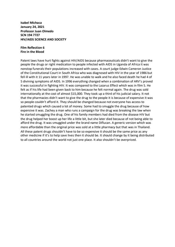 Note Cover for Film Reflection 6 - N/A