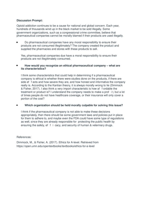 Note Cover for Applied Ethics Week7 - help in assignment to bust your grade. get 100%
