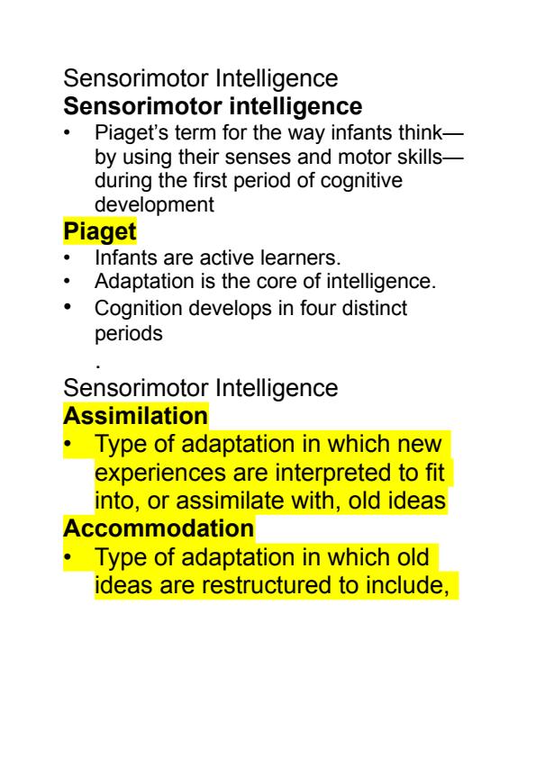 Sensorimotor intelligence cheap