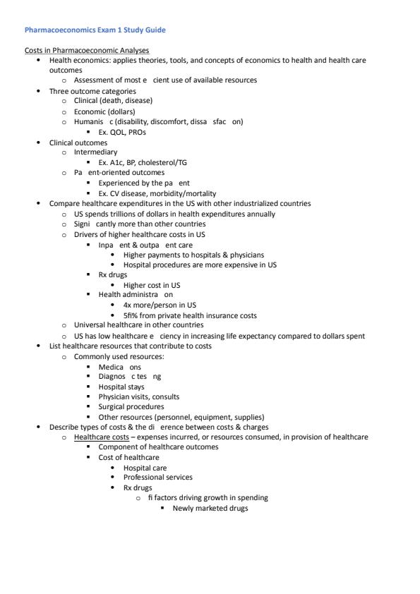 Note Cover for PE Exam 1 Study Guide