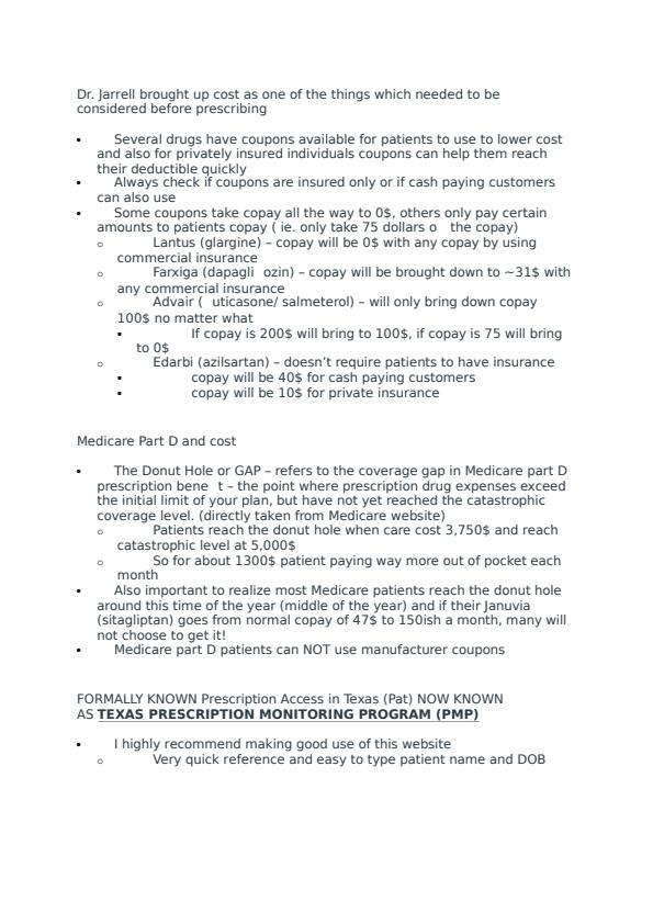 Note Cover for Clinical pearls Module 1
