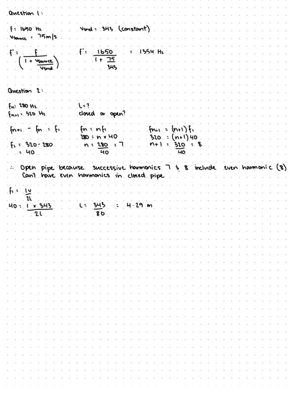 Note Cover for PHYS Quiz 2 - Physics for Life Sciences 1147 with Prof. Menon.