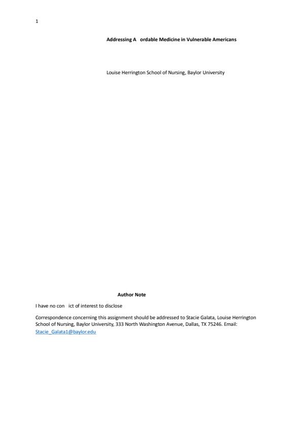 Note Cover for Activity 9.1 Policy Brief Milestone Final
