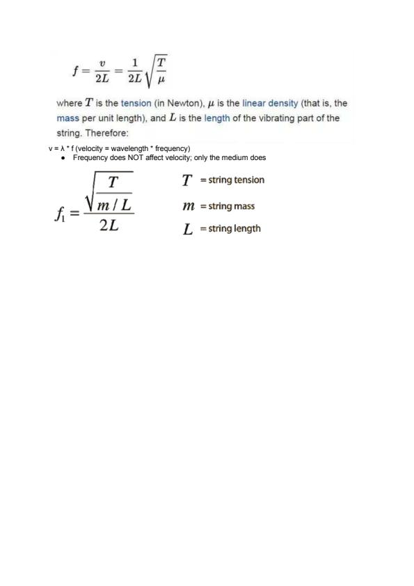 Note Cover for Formulas 2 Class Notes from Class